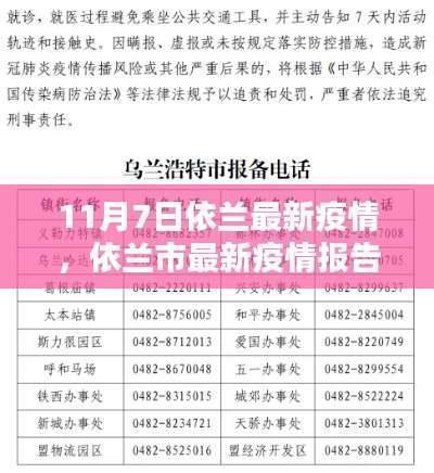 依兰市最新疫情报告更新，11月7日关键要点解析与最新动态