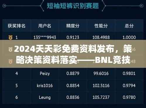 2024天天彩免费资料发布,策略决策资料落实——BNL竞技版252.86版