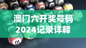 澳门六开奖号码2024记录详释,数据资料汇编版ZQA646.17