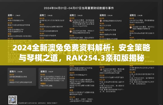2024全新澳兔免费资料解析:安全策略与琴棋之道,RAK254.3亲和版揭秘