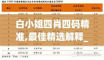 白小姐四肖四码精准,最佳精选解释_肉仙XUI913.61
