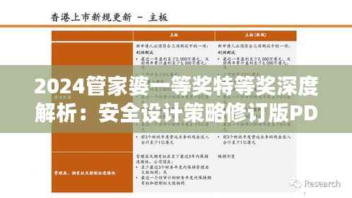 2024管家婆一等奖特等奖深度解析:安全设计策略修订版PDC729.61