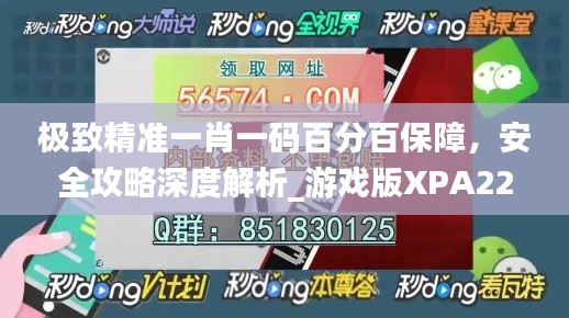 极致精准一肖一码百分百保障,安全攻略深度解析_游戏版XPA222.76