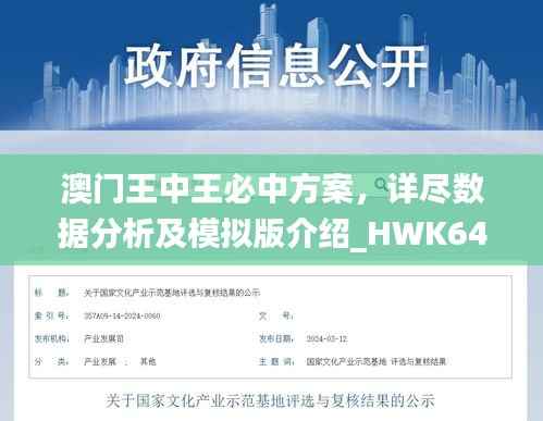 澳门王中王必中方案,详尽数据分析及模拟版介绍_HWK646.62