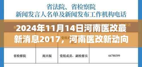 河南医改动态更新,聚焦最新消息与未来展望(2024年)