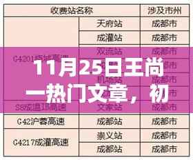 王尚一热门文章指南,初学者轻松掌握的技能与特定任务完成步骤详解