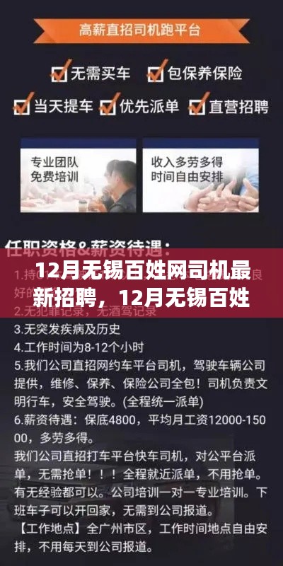 12月无锡百姓网司机最新招聘，职业机遇与求职指南