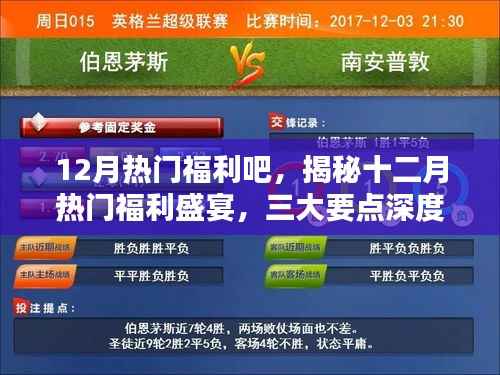 揭秘十二月热门福利盛宴,三大要点深度解析与独家福利放送