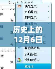 历史上的12月6日,女生QQ分组背后的故事与变迁