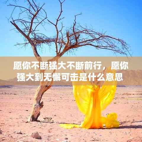 愿你不断强大不断前行,愿你强大到无懈可击是什么意思