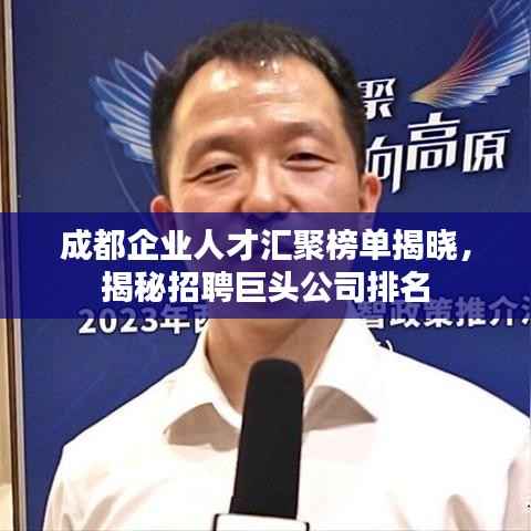 成都企业人才汇聚榜单揭晓,揭秘招聘巨头公司排名