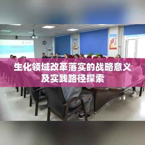 生化领域改革落实的战略意义及实践路径探索